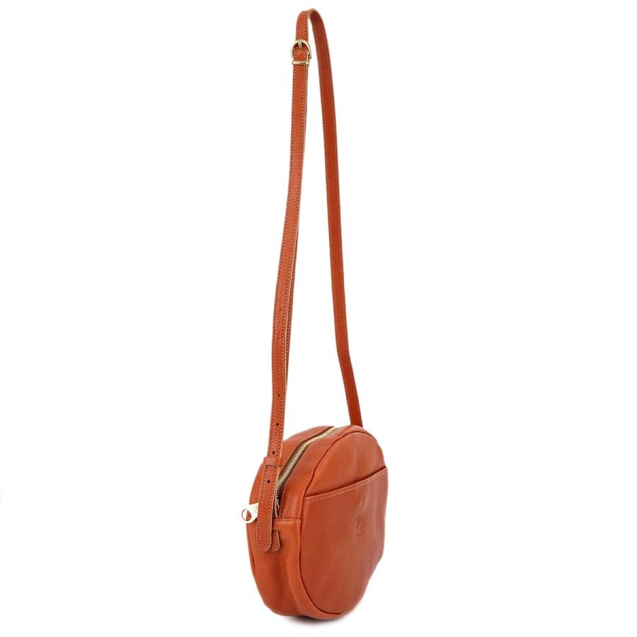 IL BISONTE イルビゾンテ ショルダーバッグ CROSSBODY BAG RUBINO BCR297 PV0001 レディース CA115 MIELE オレンジ｜importteresa｜03