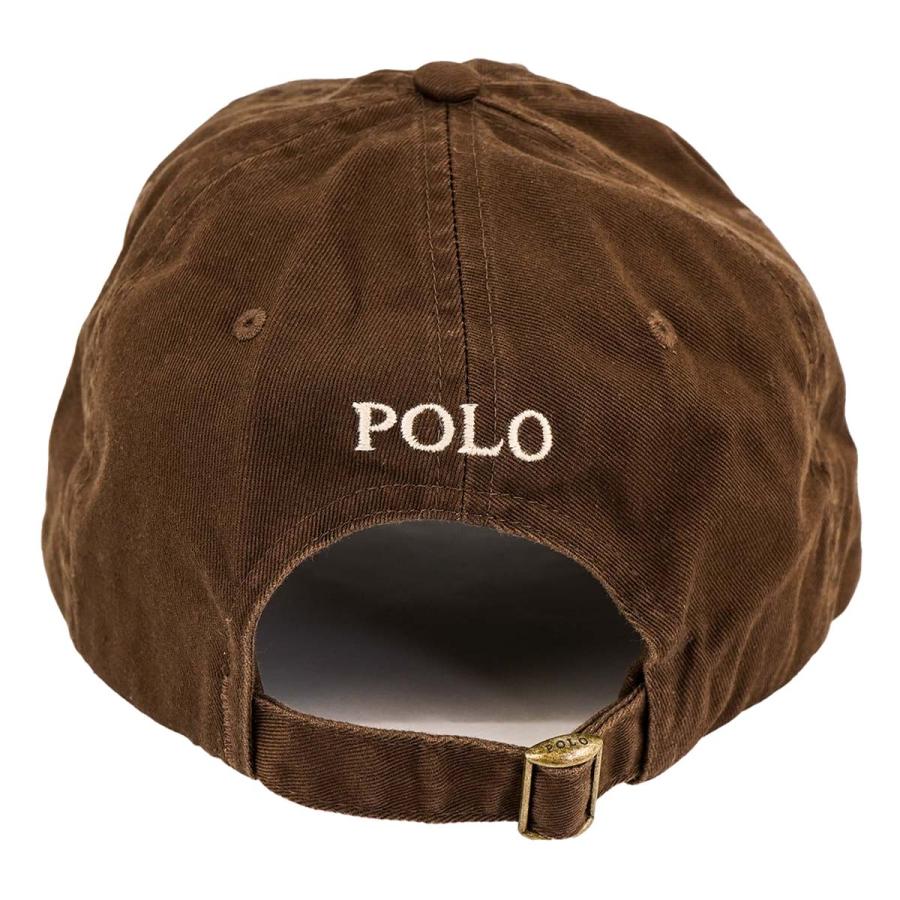 Polo Ralph Lauren ポロラルフローレン ベースボールキャップ 211912843 CLS SPRT CAP レディース メンズ 帽子 COOPER BROWN ブラウン｜importteresa｜04
