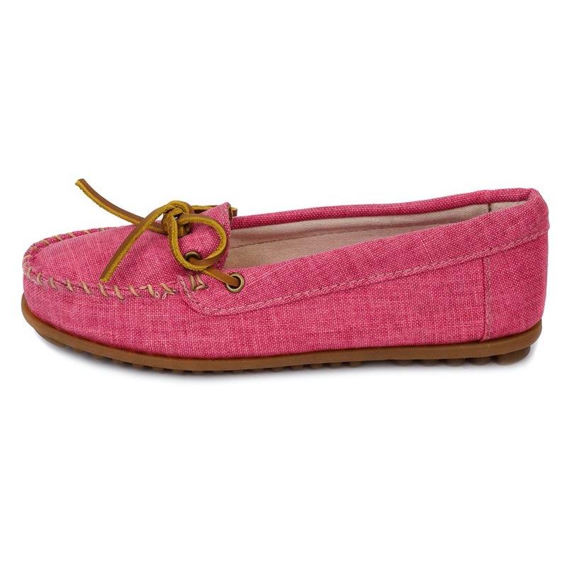 Minnetonka ミネトンカ モカシン 232 Canvas Moc レディース スリッポン キャンバス Pink ピンク 5 8 Nshj232pink インポートショップteresa 通販 Yahoo ショッピング