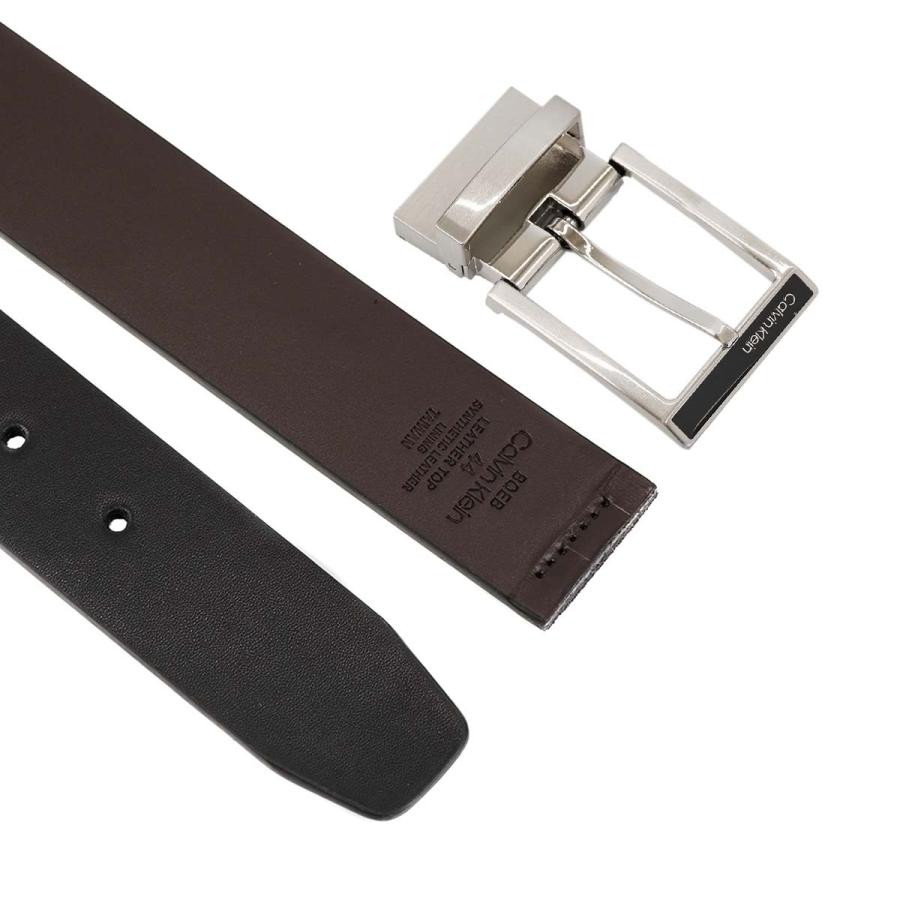 Calvin Klein カルバンクライン レザーベルト 2021年-2022年秋冬新作 11CK020014 Reverible Belt メンズ Black/Brown|importteresa|04