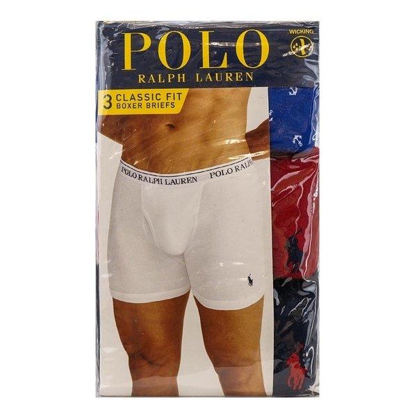 polo Ralph Lauren ポロ ラルフローレン ボクサーパンツ 3pack Boxers RCBBS3 67D メンズ 3枚セット 下着 アンダーウェア 無地 ワンポイント｜importteresa