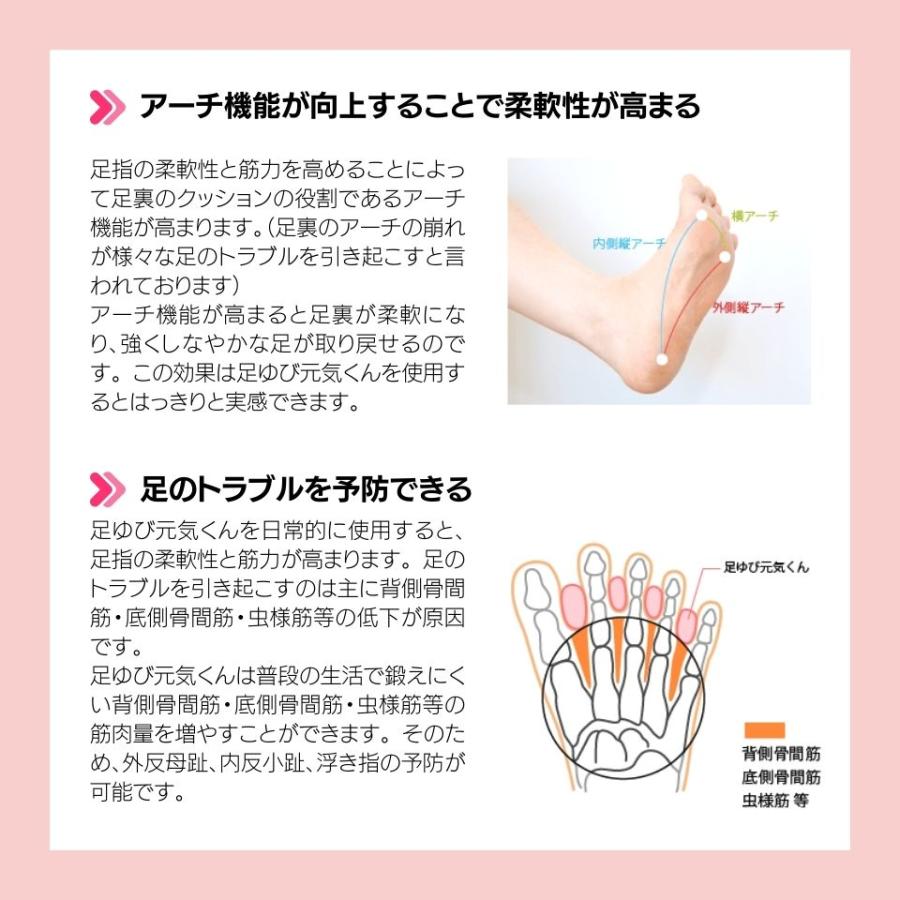 外反母趾対策用品 足ゆび元気くん 外反母趾サポーター 足指セパレーター 足指サポーター 足指 広げる グッズ 足指ストレッチ ドクターエル |  | 05