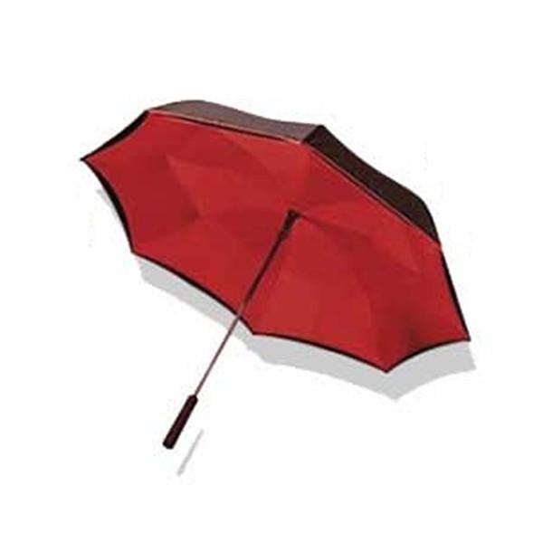 【送料無料】傘 レディース おしゃれ ワンダードライアンブレラ 逆さま傘 ワンタッチ 雨傘 濡れない傘 ブラック ブルー レッド 花柄 ローズ 男女兼用 台風 |  | 09