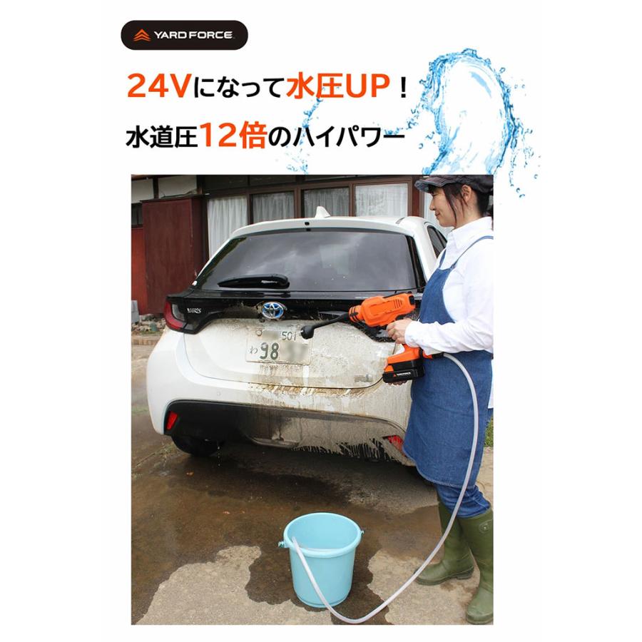 YARD FORCE（ヤードフォース） 強水圧洗浄機 高圧洗浄機 ハンディ型