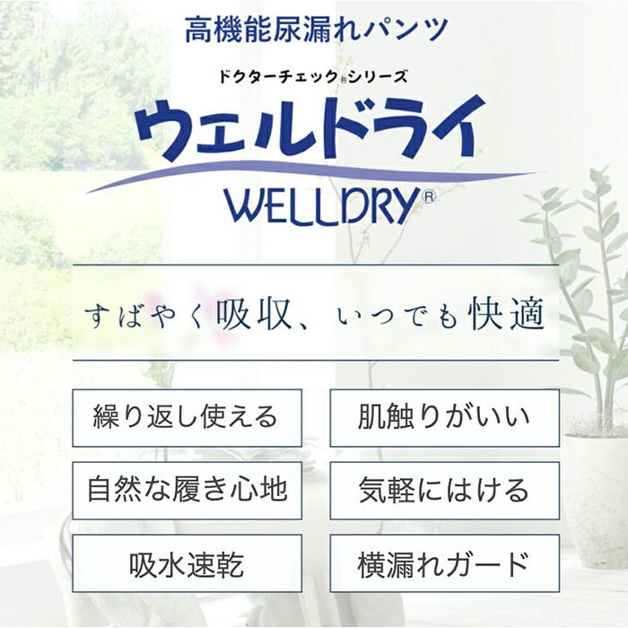 【3枚セット】ウェルドライ 40cc 軽失禁対策 男性用 メンズ トランクス ウエルドライ 安心パンツ 日本製 吸水速乾 尿漏れ 横漏れガード 尿もれパンツ 下着 | TEIJIN MEN'S SHOP | 07