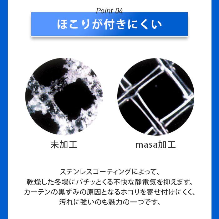 積水テクノ成型 遮熱レースカーテン セキスイ 2枚組 100×133cm 遮熱 遮