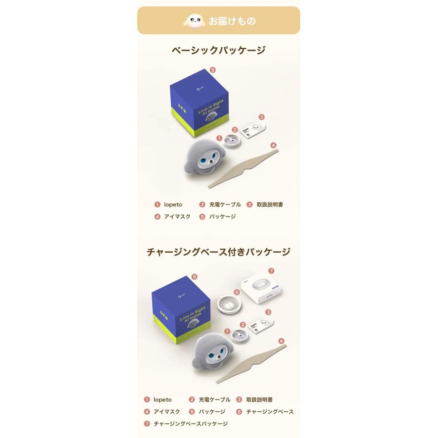AIペット lopeto ロペト ロペット チャージングベース付きパッケージ