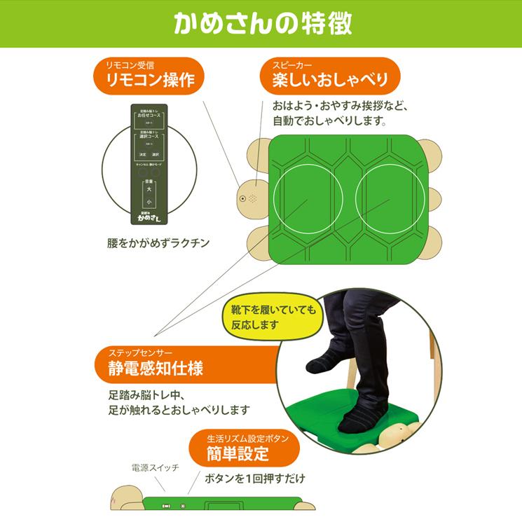 いっしょに脳トレ「足踏みかめさん」 脳トレ 高齢者 父の日 母の日