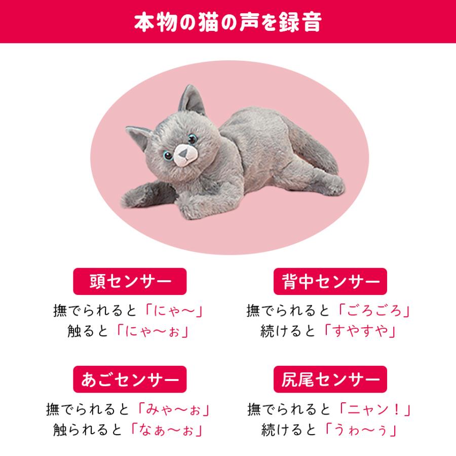 なでなでねこちゃん Dx3 鳴く ぬいぐるみ ロボット 猫 おしゃべり アニマル 返事 話すぬいぐるみ おもちゃ かわいい ねこ 人形 電子ペット ネコ St151 セレクトショップmomo 通販 Yahoo ショッピング