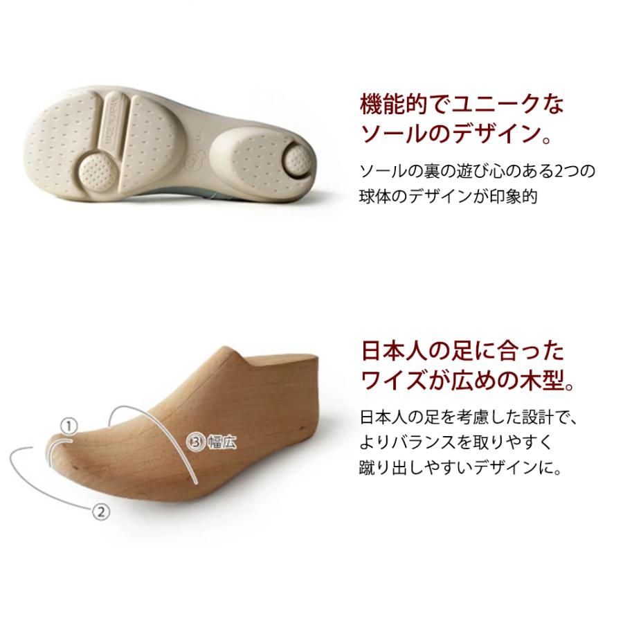 パンプス レディース 歩きやすい 痛くない ローヒールパンプス 靴 フラットシューズ ローヒール 軽い シンプル リゲッタ ツヴォル Regetta 2ball TB-101 | Re:getA | 07