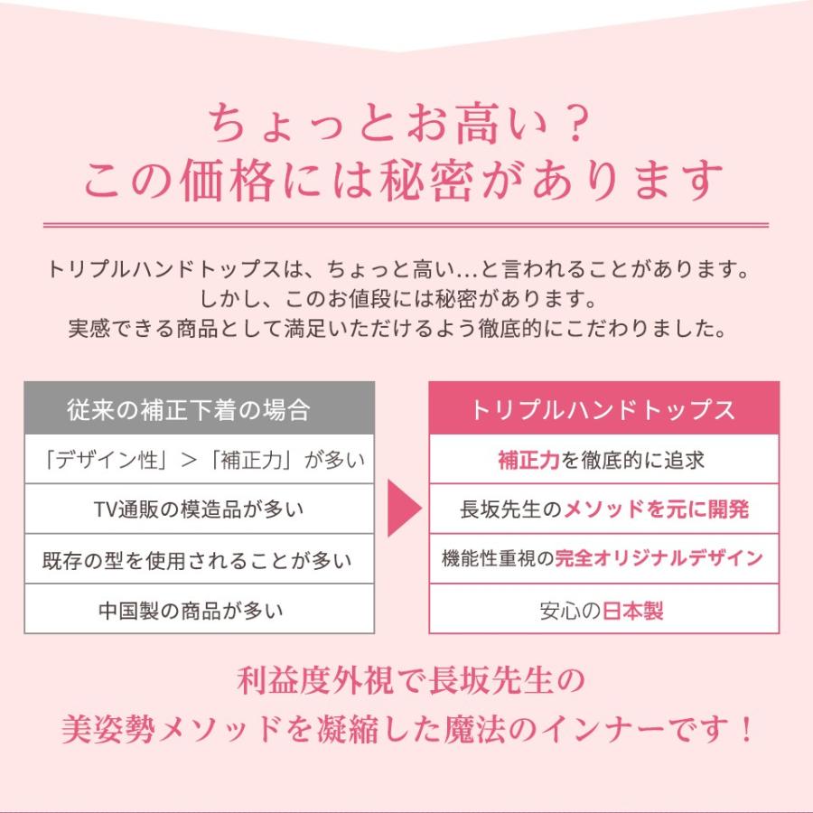 トリプルハンドトップス 補正下着 ぽっこりお腹 ボディシェイパー ショーツ 長坂靖子 レディース 美姿勢 骨盤ベルト 背筋矯正 ベルト 猫背 背筋 |  | 17