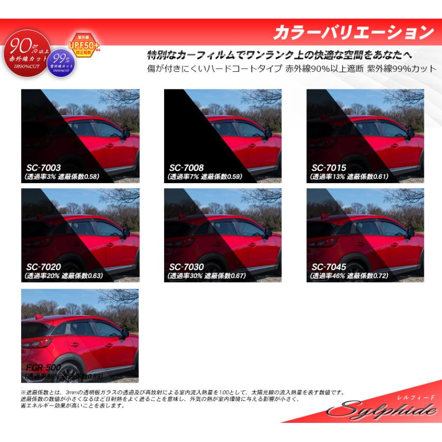 シルフィード Fgr 500 40cm 107cm サイズカット カーフィルム Uvカット 透過率 透明フィルム 車検対応 フロントガラス用など I Fpiece Sy 40 カット済みカーフィルム Be Impre 通販 Yahoo ショッピング