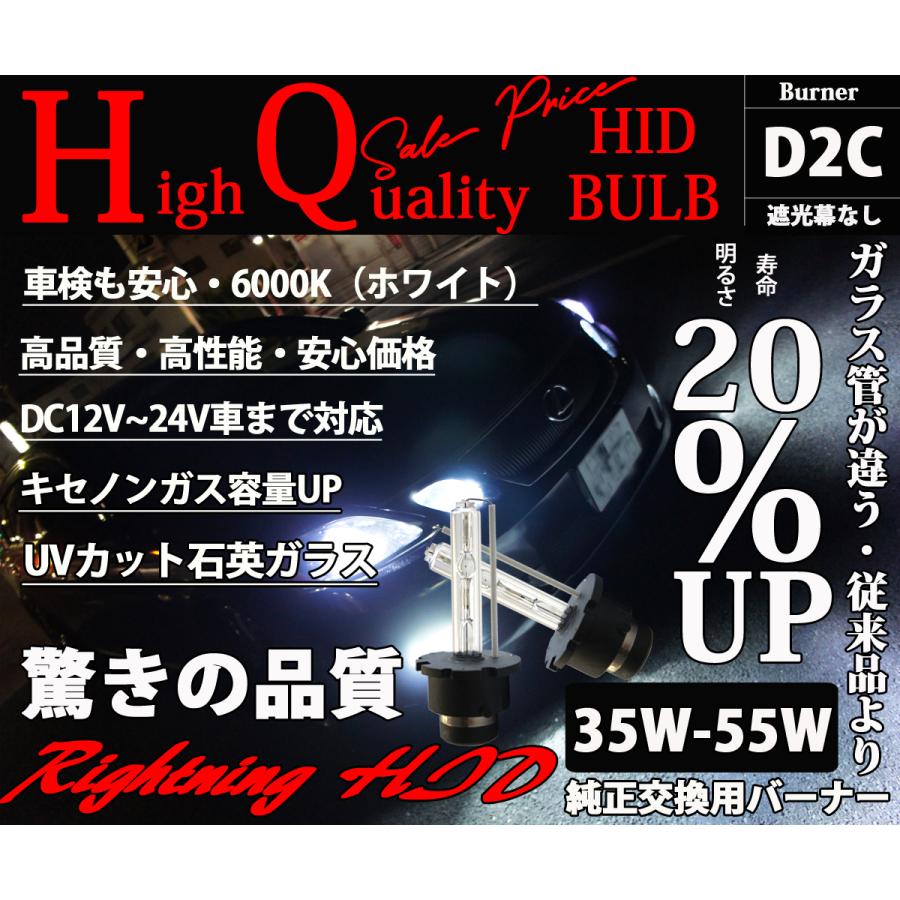 D2R ステップワゴン RF3 RF4 H15.6〜H17.4 純正HID バルブ 交換用 バーナー ヘッドライト 6000k D2Cタイプ｜impression0033