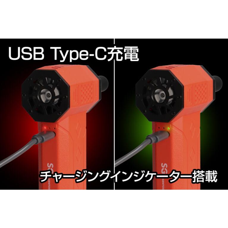GENTOS（ジェントス） ブロワー 充電式 疾風 小型 コンパクト エア