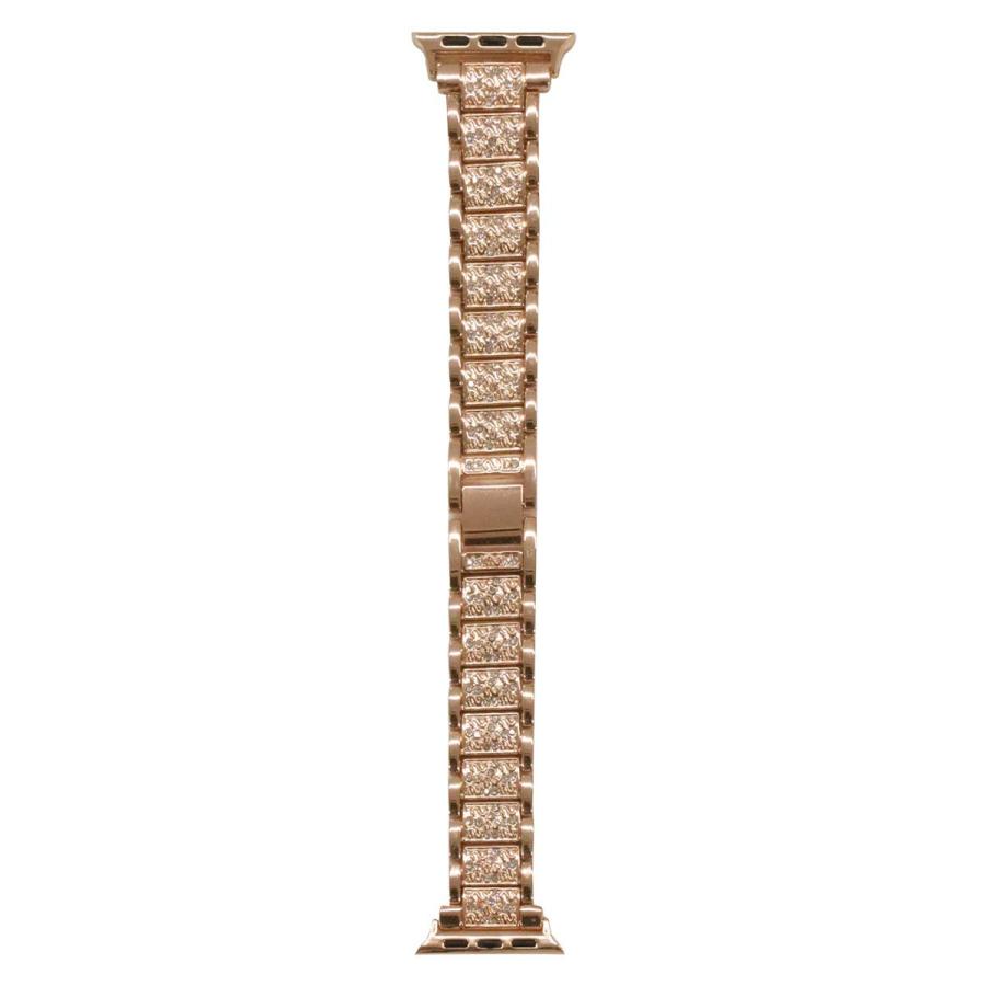アップルウォッチ バンド AppleWatch バンド ラインストーン メタル バンド バングル サイズ調整 AppleWatchSeries10(42mm) 100個セットの画像