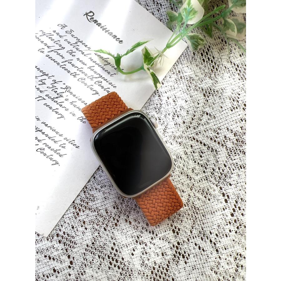 アップルウォッチ バンド AppleWatch ナイロン バングル サイズ調整 