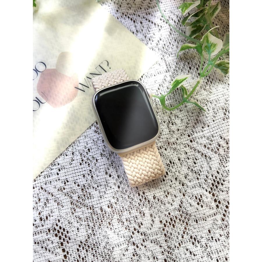 アップルウォッチ バンド AppleWatch バンド ナイロン 金具 バンド バングル サイズ調整 AppleWatchSeries10(42mm) 100個セット_8