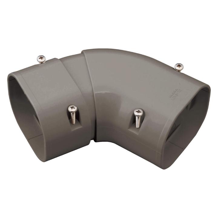 因幡電工 エアコン配管カバー 配管化粧カバー 一般用 平面自在コーナー