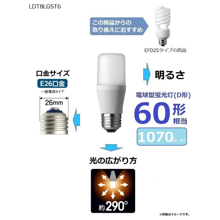 Panasonic（パナソニック） LED電球 電球 LED電球 LED電球 E26 T形 