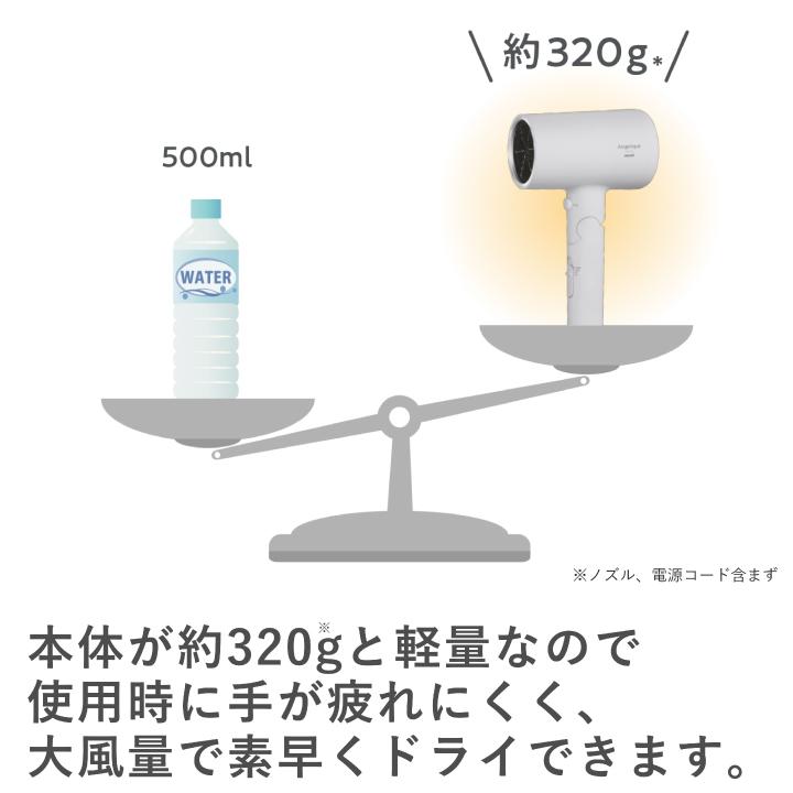 ドライヤー ヘアドライヤー プラズマイオンヘアドライヤー Angelique マクセル MXDR-400A-PK MXDR-400A-GY | maxell | 14
