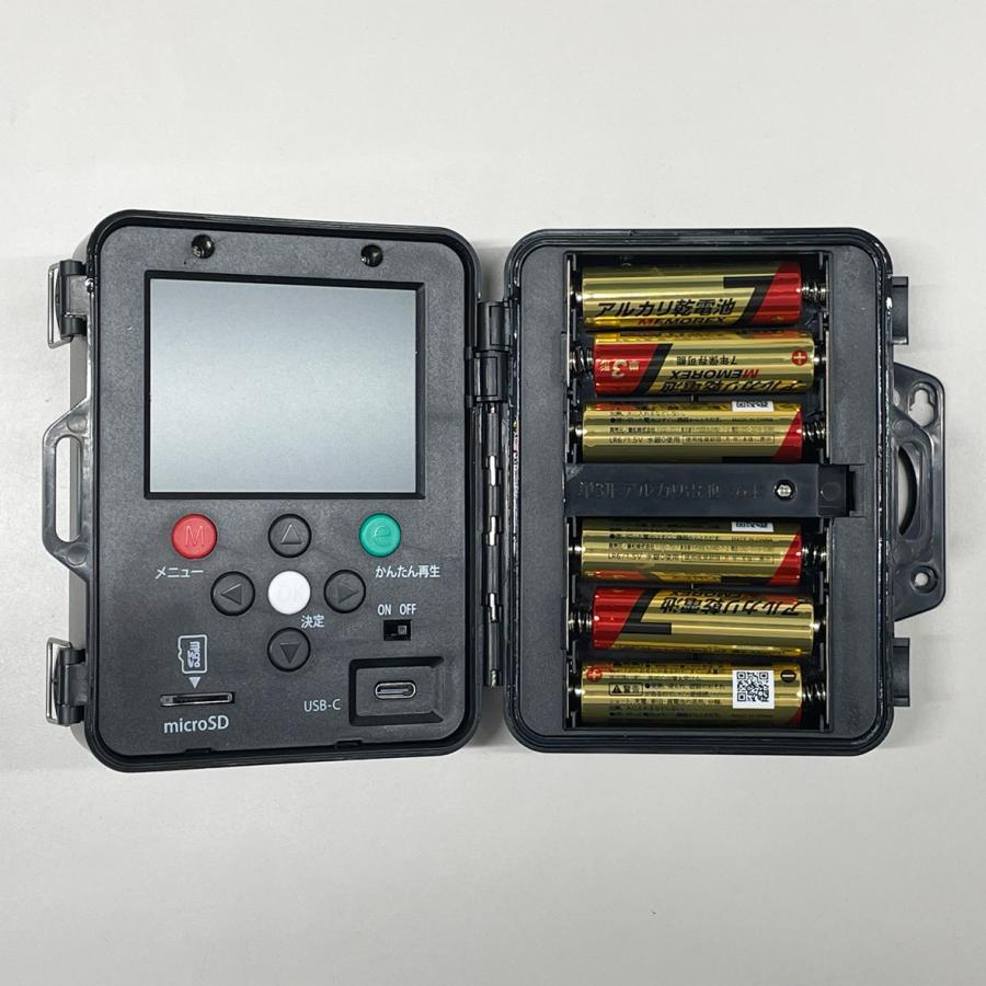 REVEX 送料無料 センサーカメラ 耐水 SDカード 録画式 電池式