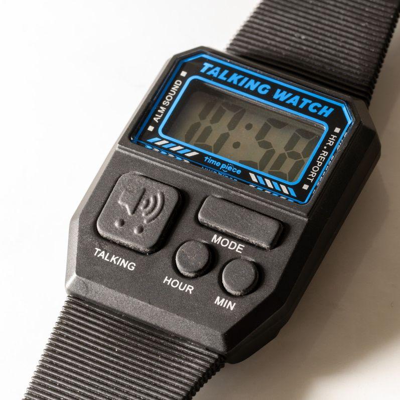 Time Piece（タイムピース） time piece talking デジタルトーキングウォッチ 日本語 アラーム 腕時計 時刻読み上げ ...