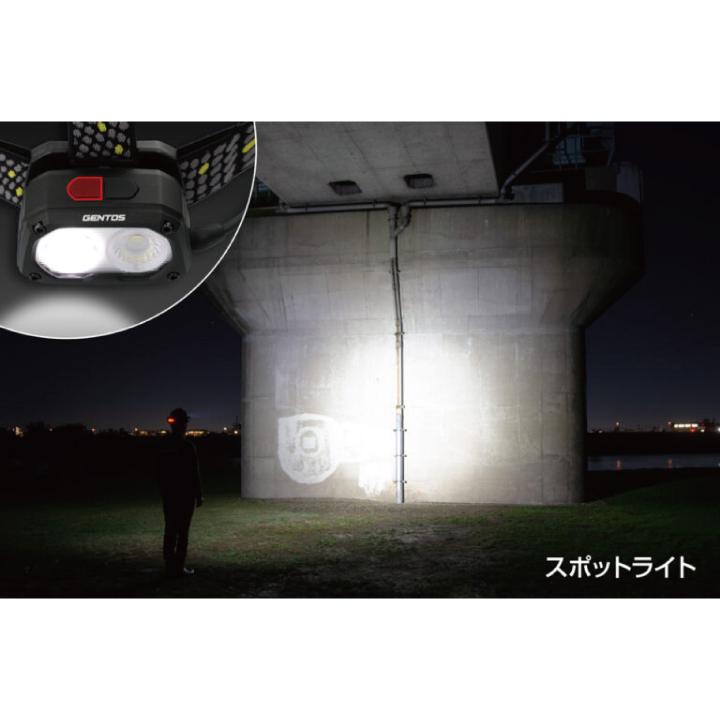 GENTOS（ジェントス） ヘッドライト 充電式 TX-D434R : インプリンク