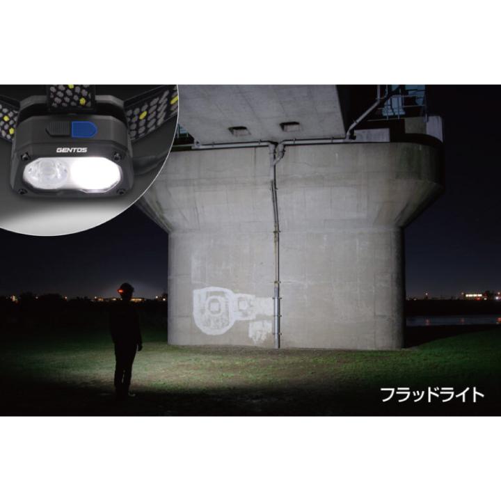 GENTOS（ジェントス） ヘッドライト 充電式 TX-D434R : インプリンク