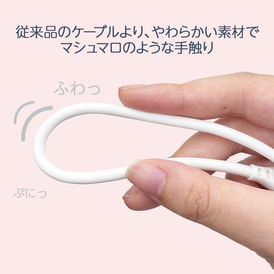 Type-C ケーブル やわらか 2m 充電 通信 コード 耐久 120個セット_2