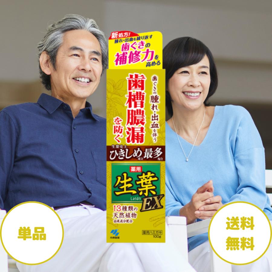 生葉 生葉EX 1セット 知覚過敏 歯槽膿漏 歯磨き粉 歯槽膿漏歯磨き 和漢 