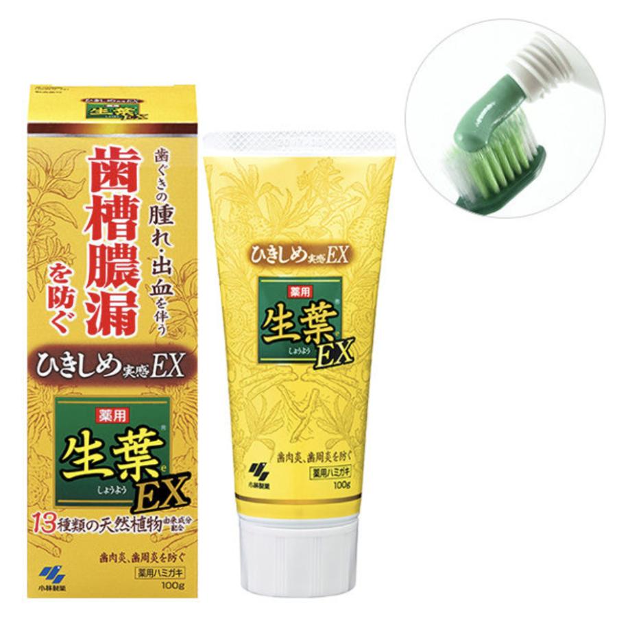 \"特選限定生葉” 生葉 生葉EX 1セット 小林製薬 薬用歯磨き しょうよう 歯磨き粉