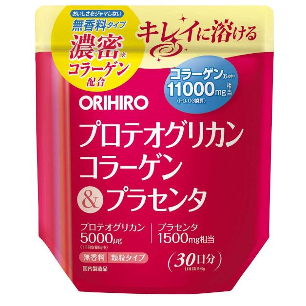 ORIHIRO（オリヒロ） プロテオグリカンコラーゲン&プラセンタ 180g 30