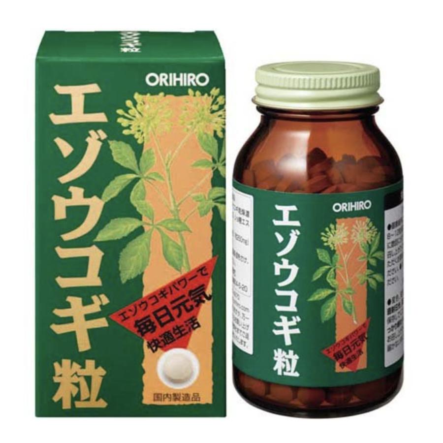 エミ　オリヒロセット ORIHIRO（オリヒロ） 免疫ケア エゾウコギ粒 約400粒入 3個セット 滋養