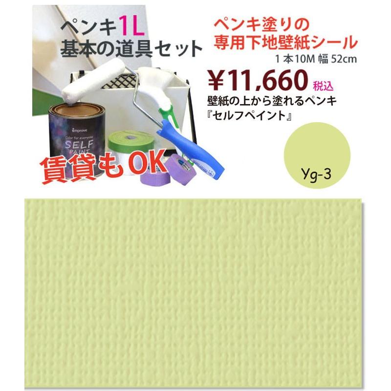送料 無料 壁紙の上から塗れるペンキ セルフペイント 1l 基本の道具とペンキ用テンペーパーのセット Yg3 日本向け正規品 Theproduceexpress Com