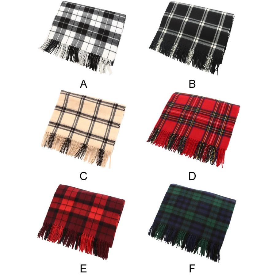 マフラー メンズ ストール スヌード チェック フリンジ ビジネス カジュアル | improves | 04