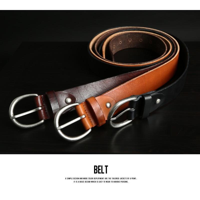 本革ベルト 革ベルト ベルト メンズ レザー バックル ビジネス 紳士 フォーマル 牛革 ブラック ブラウン プレゼント | improves | 01