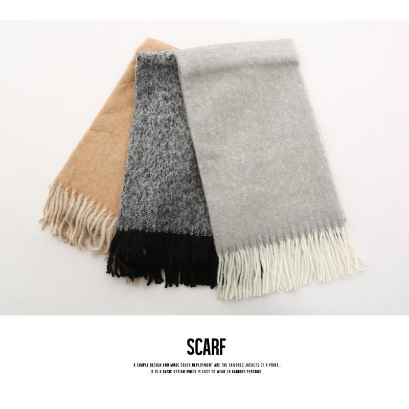 マフラー メンズ ストール スヌード フリンジ ビジネス カジュアル | improves | 01