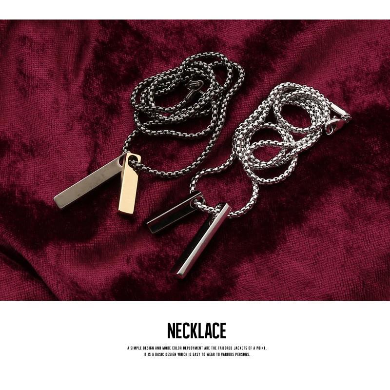 ネックレス メンズ 小物 シルバーアクセサリー プレートネックレス プレゼント | improves | 01