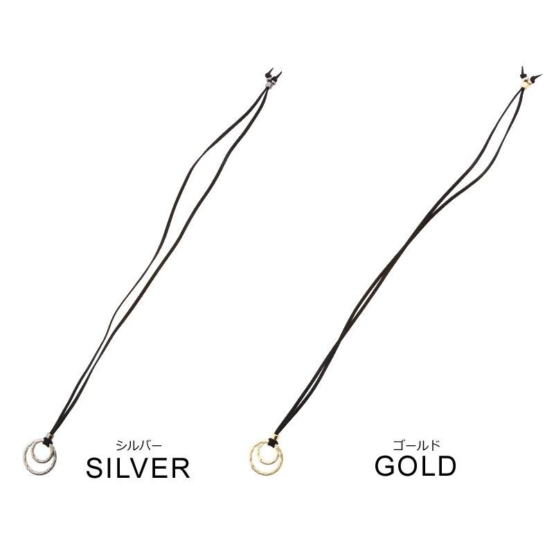 ネックレス アクセサリー メンズ 小物 グッズ リングネックレス 2連 ペンダント プレゼント | improves | 04