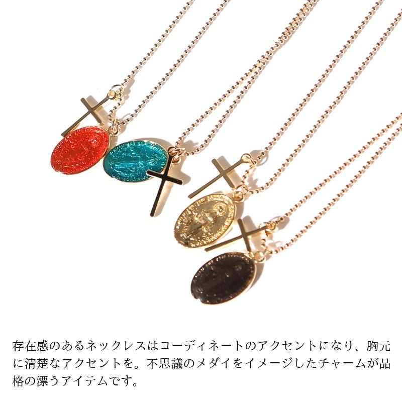 ネックレス メンズ アクセサリー ユニセックス クロストップネックレス プレゼント | improves | 01