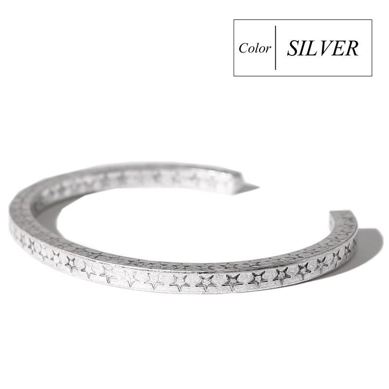 バングル ブレスレット アクセサリー メンズ 星 プレゼント | improves | 06