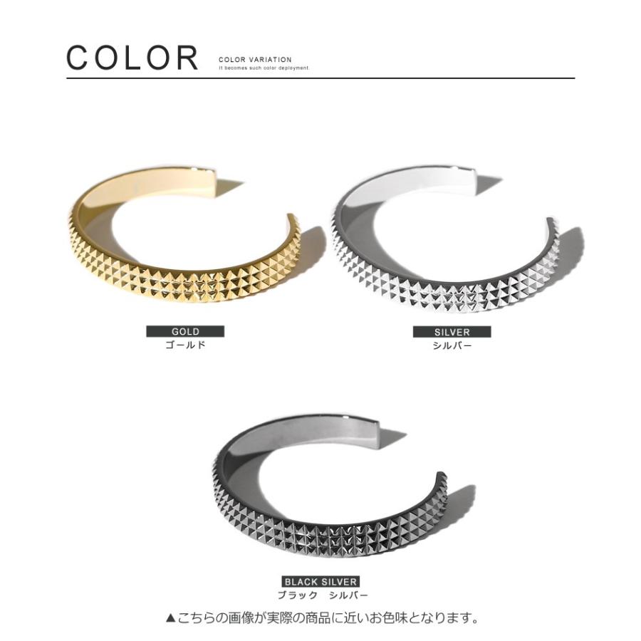 バングル ブレスレット アクセサリー メンズ シルバー ゴールド プレゼント | improves | 02