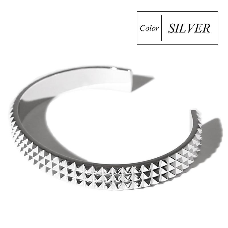 バングル ブレスレット アクセサリー メンズ シルバー ゴールド プレゼント | improves | 03