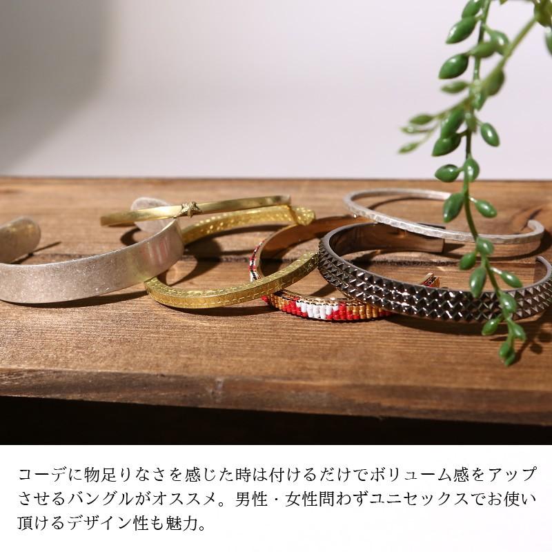 バングル ブレスレット アクセサリー メンズ ゴールド シルバー プレゼント | improves | 01