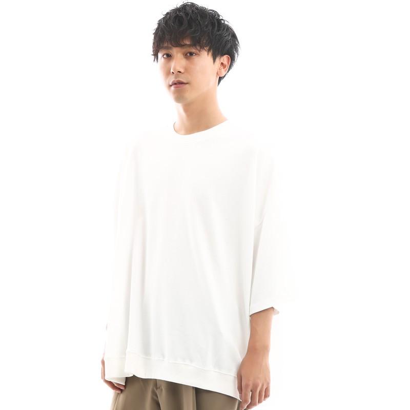 ビッグシルエット 半袖 スウェット Tシャツ 韓国ファッション | improves | 01