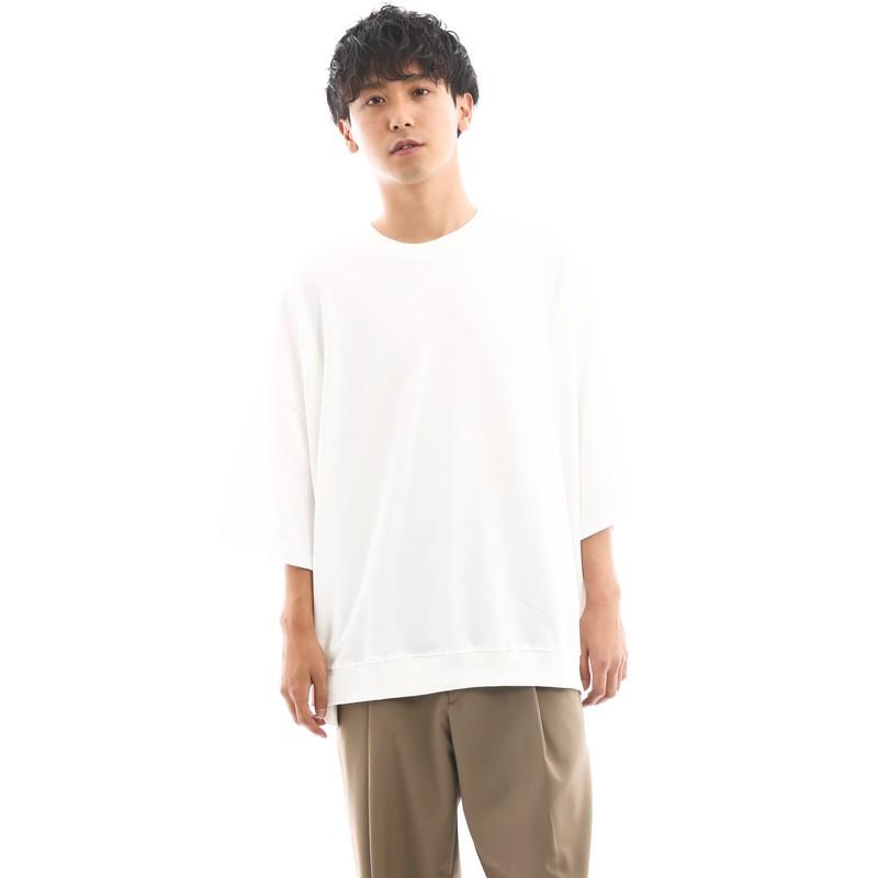 ビッグシルエット 半袖 スウェット Tシャツ 韓国ファッション | improves | 02