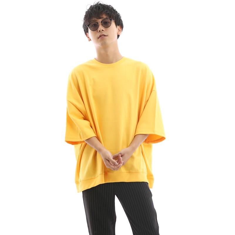 ビッグシルエット 半袖 スウェット Tシャツ 韓国ファッション | improves | 04