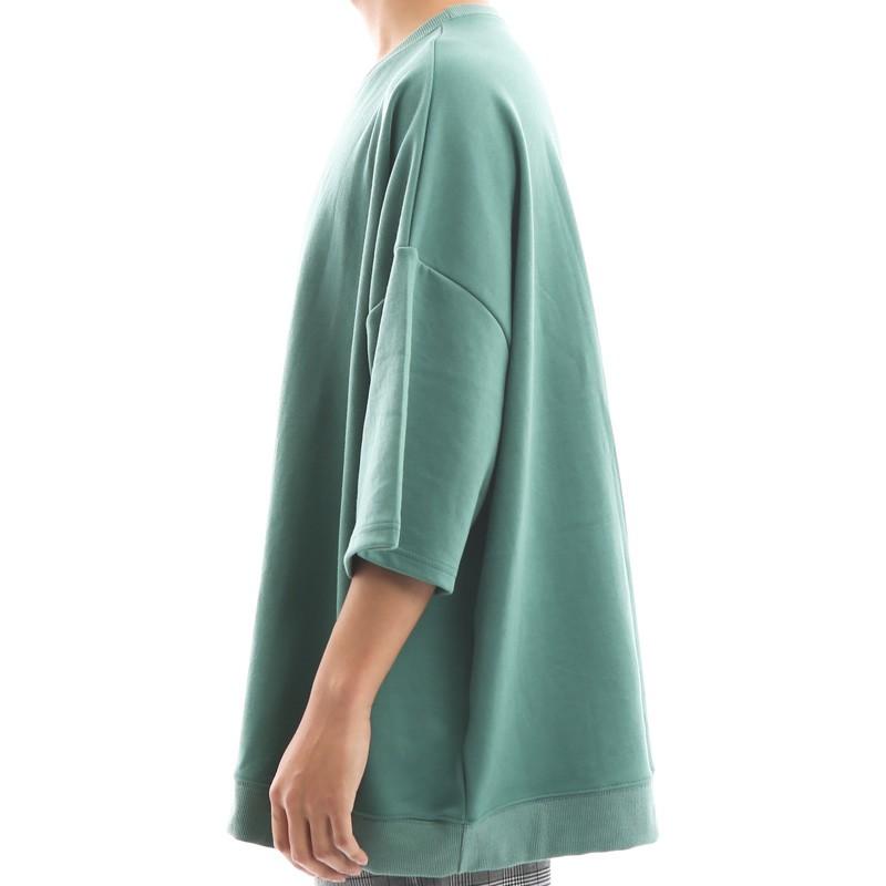 ビッグシルエット 半袖 スウェット Tシャツ 韓国ファッション | improves | 07
