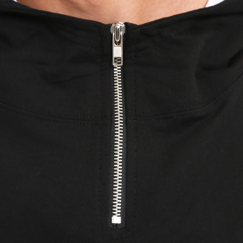 半袖 ジップ パーカー ビッグシルエット ドロップショルダー 韓国ファッション | improves | 06