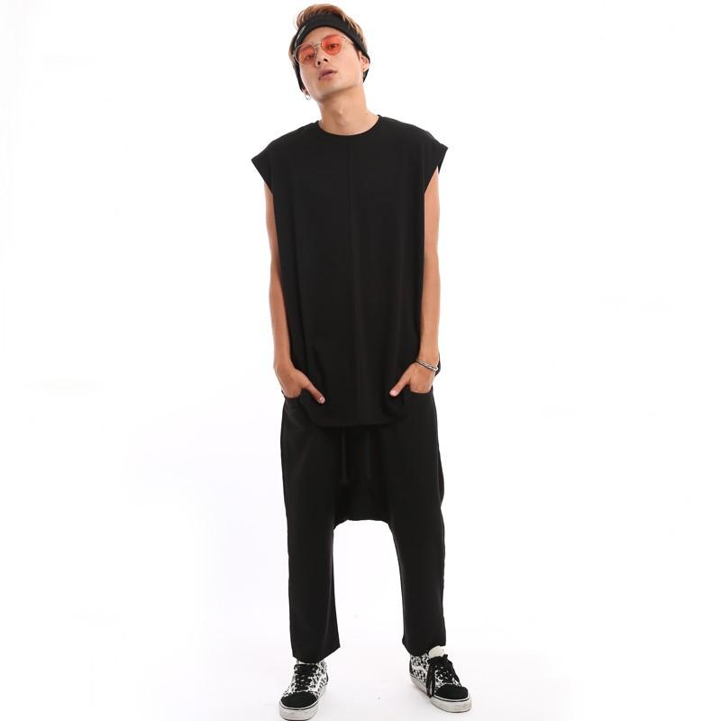 ビッグシルエット ノースリーブ カットソー 重ね着 モード 韓国ファッション | improves | 13